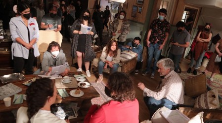 Equipo de "La Ley de Baltazar" celebró en Cochamó tras el debut de la teleserie