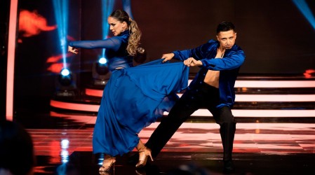 Xiomara y Cristián encendieron la pista de baile con una fantasía flamenca