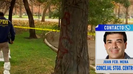 Revisa las declaraciones del concejal de Santiago por homicidio en Parque Forestal