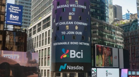 BCI se convierte en la primera empresa chilena en incorporarse a la Red de Bonos Sostenibles de Nasdaq