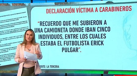 Erick Pulgar fue interrogado en calidad de testigo tras denuncia de agresión sexual en su vivienda