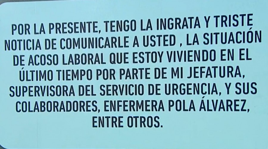 'Me trataba despectivamente': Revelan carta escrita por detenida antes del ataque a enfermera en Las Condes