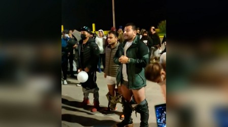 Antofagastinos protestan por muerte de adolescente y exigen que el Presidente Boric "se ponga los pantalones"