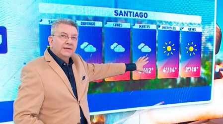 A sacar los paraguas: Se pronostican lluvias para domingo y martes en la Región Metropolitana