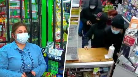 Delincuentes amenazaron a su bebé: Dueña de minimarket revela imágenes de violento asalto en su negocio