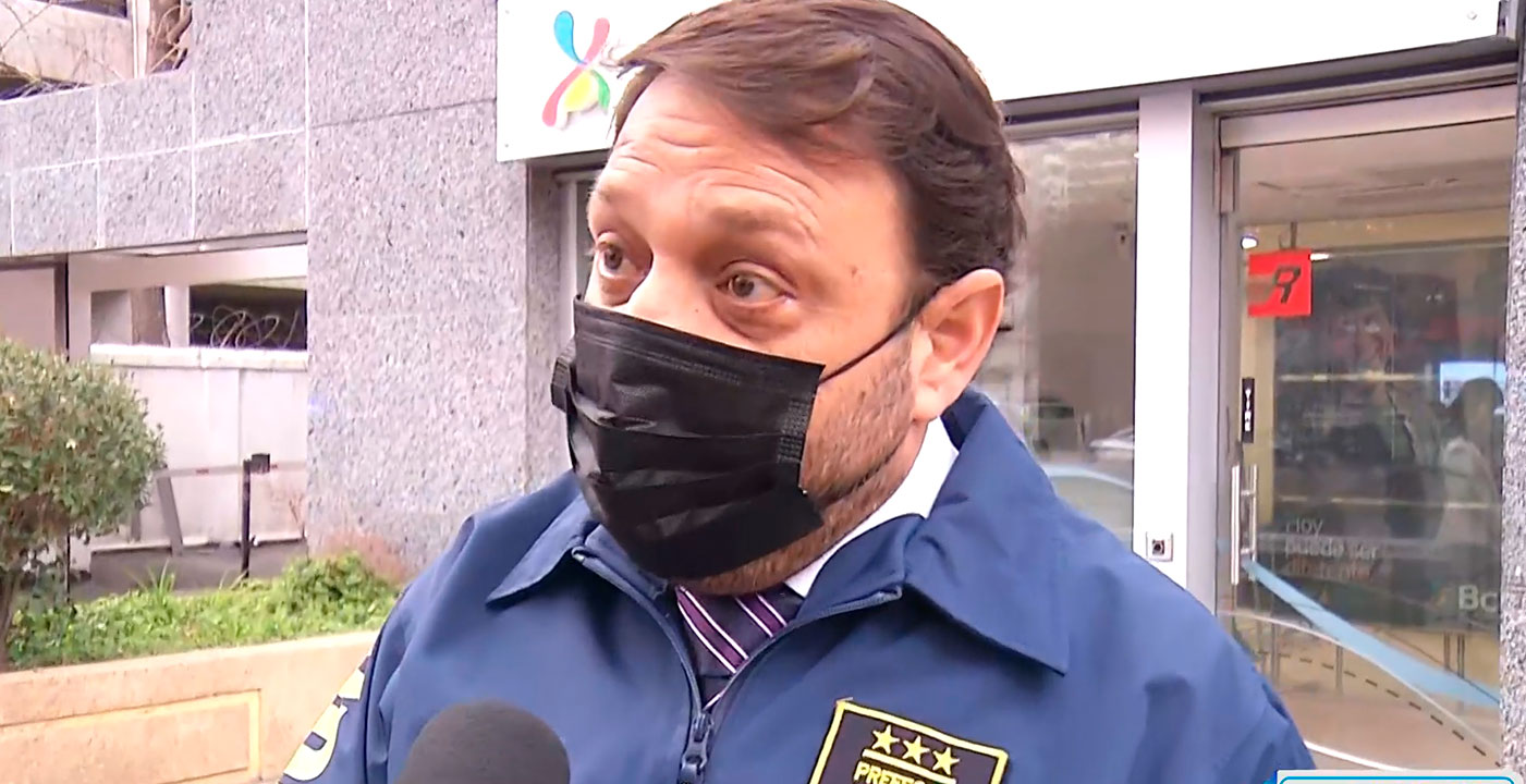 Prefecto PDI relata antecedentes de robo en sucursal bancaria Prefecto Julio Caro de la Policía de Investigaciones