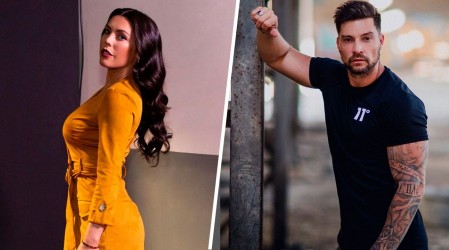 Daniela Aránguiz y Luis Mateucci fueron captados en apretado baile durante fiesta