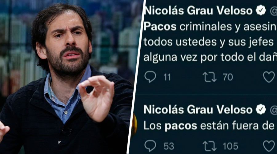 'El pueblo tiene todo el derecho a odiarles': Los polémicos tuits del ministro Grau en contra de Carabineros
