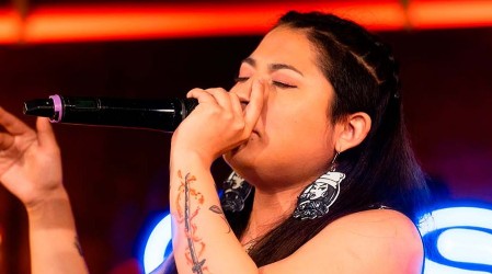 Nelbi Clap la reina del Beatbox en nuestro país visitó 'Casa beat'