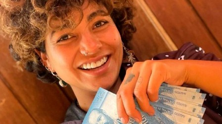 Camila Recabarren sorprendió a sus seguidores vestida de pascuera