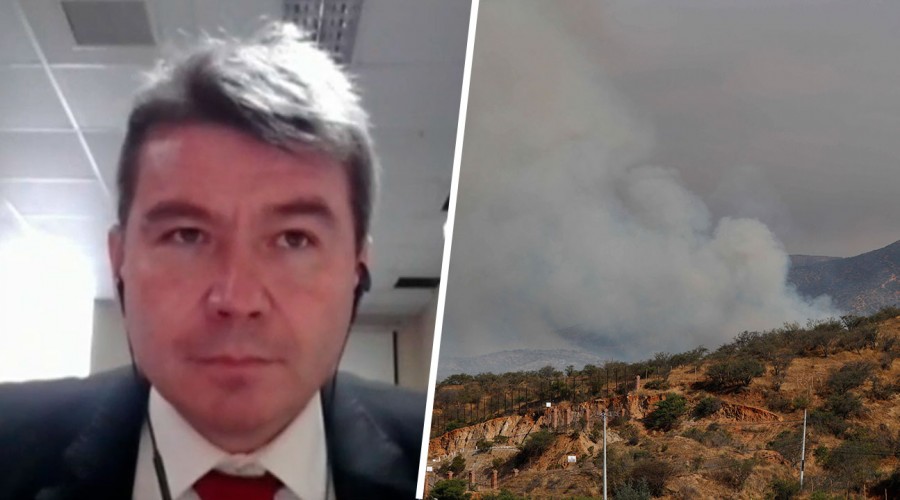 Exministro del Medioambiente Marcelo Mena dice incendios forestales requieren cooperación internacional