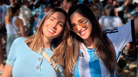 La celebración de Aylén Milla y Melina Noto por triunfo mundialista de Argentina