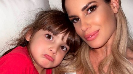 Gala publica tierna foto con su hija luego de su viaje a Colombia