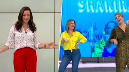 ¡Michelle Adam, Andrea Arístegui y Karen se sumaron al baile de Shakira!
