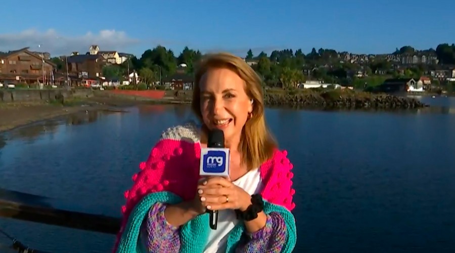 Puerto Varas recibió a Karen Doggenweiler con zumba y un desayuno de campeones