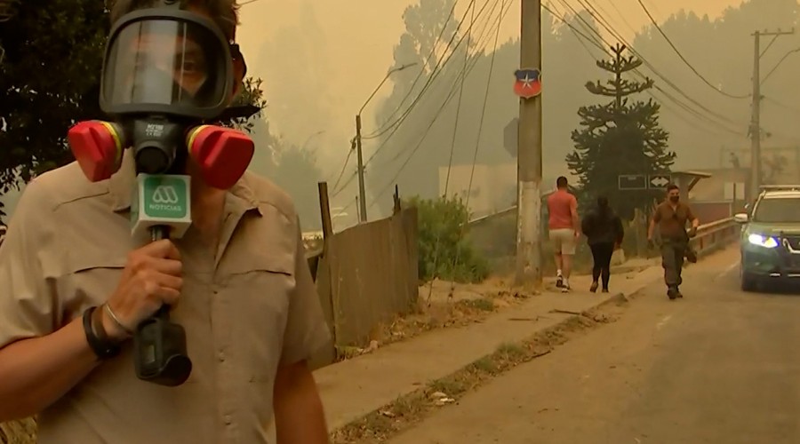 'Vamos a tener que cortar': Gonzalo Ramírez vivió un difícil momento en medio de incendio en Tomé