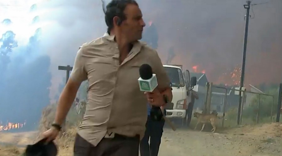 "¡Salgan de ahí!": La desesperación de Gonzalo Ramírez por rápido avance de las llamas
