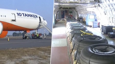 Ten Tanker: Así es el interior del avión que ayuda al combate de los incendios