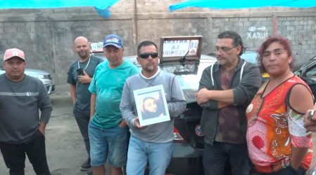 Colectiveros de La Serena se manifestaron tras ausencia de prisión preventiva a imputado por crimen a colega