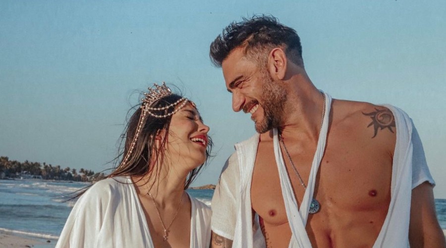¡Semi-desnudos! Mariano Brozincevic presentó a su pareja con osada sesión de fotos