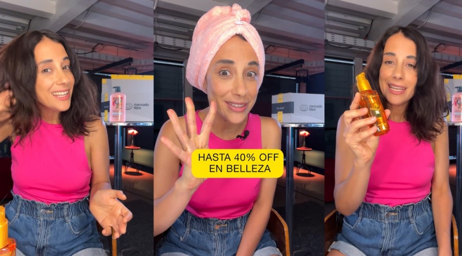 Elisa Zulueta reveló sus productos favoritos para el cabello que compró con hasta 40% off en Mercado Libre