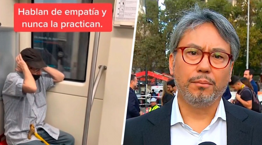 Presidente de Metro se refiere a medidas tras viralización de reacción adulto mayor por música en un vagón
