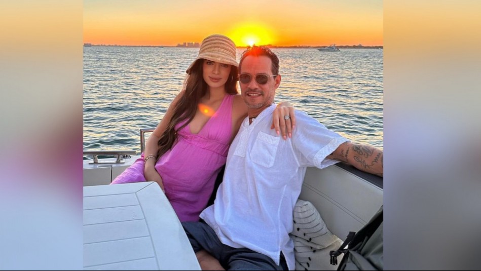 Nadia Ferreira celebró su cumpleaños en un yate con Marc Anthony y mostrando su pancita: ¿A quiénes invitó?