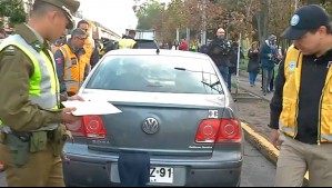 Neme se sorprendió con conductor que en fiscalización ocultó la patente con ropa