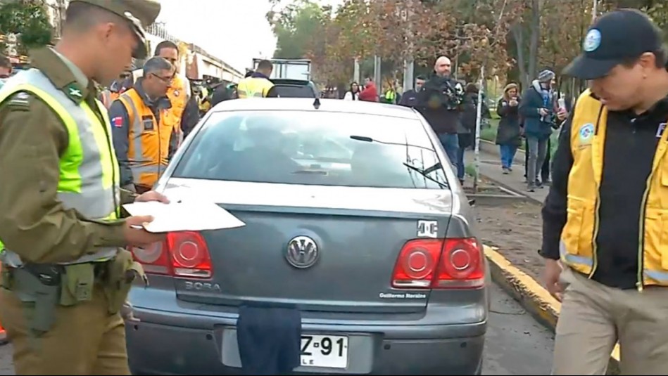 '¡Qué ordinario!': Neme se sorprendió con conductor que en fiscalización ocultó la patente con ropa