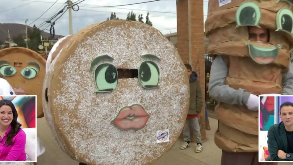 Los curiosos corpóreos que se robaron la atención durante la celebración del Día del Dulce de La Ligua Los curiosos corpóreos que se robaron la atención durante la celebración del Día del Dulce de La Ligua