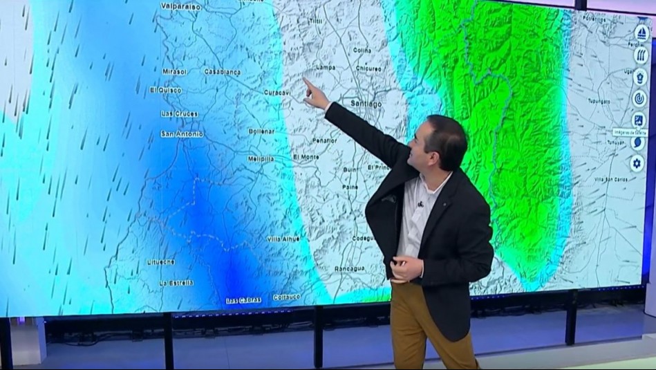 Más de 40 milímetros: Alejandro Sepúlveda revela pronóstico de lluvias en Santiago para este fin de semana