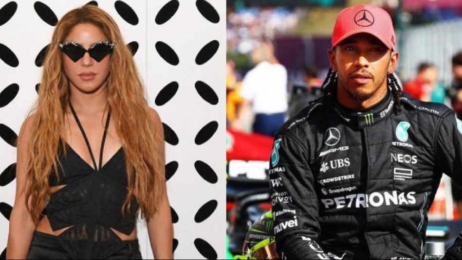 'Él nunca la ha invitado': Reportan que Lewis Hamilton está molesto con Shakira y esta sería la razón