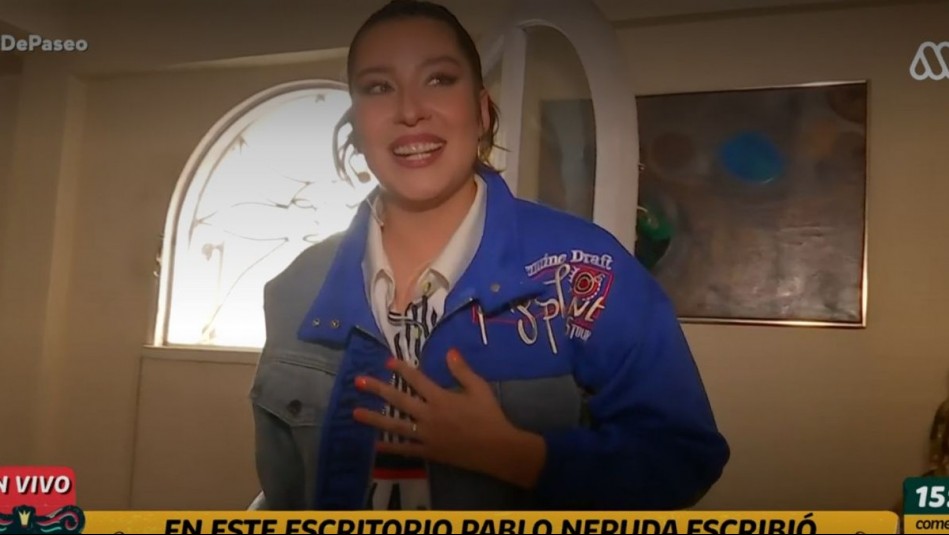 'Lo agradezco mucho': Coté Quintanilla se emociona al sentarse en el escritorio de Pablo Neruda en De Paseo