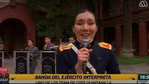 Banda del Ejército homenajea a Coté Quintanilla con uno de sus éxitos en De Paseo