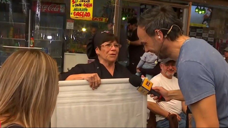 ¡Le enmarcaron la toalla!: Rodrigo Sepúlveda fue sorprendido en su vista al Barrio Franklin en De Paseo
