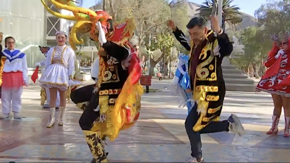 Lo dejó todo en la pista: Andrés Caniulef cumple su sueño de aprender a bailar diablada en De Paseo