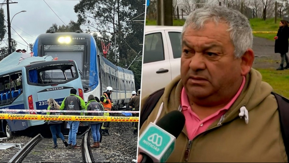 'Las barreras estaban abajo': Pasajero de Biotren relata trágico accidente con bus en San Pedro de la Paz