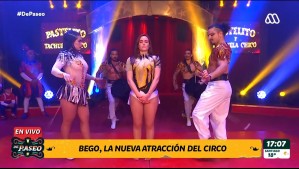 ¡De alto impacto!: Begoña Basauri fue parte de show con boleadoras en Circo de 'Pastelito y Tachuela Chico'