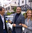 Una calurosa y sorpresiva bienvenida le dieron esta mañana en Mucho Gusto, Karen Doggenweiler y Gonzalo Ramírez a Gustavo Huerta, quien se incorporó esta semana a Megamedia.