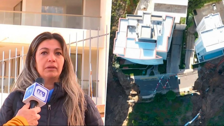 Cuatro torres evacuadas por nuevo socavón en Viña del Mar: 'Nadie nos ha dado una solución'