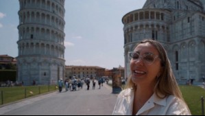 ¿Está realmente inclinada?: Dani Urrizola y César visitaron la Torre de Pisa en Viajando Ando