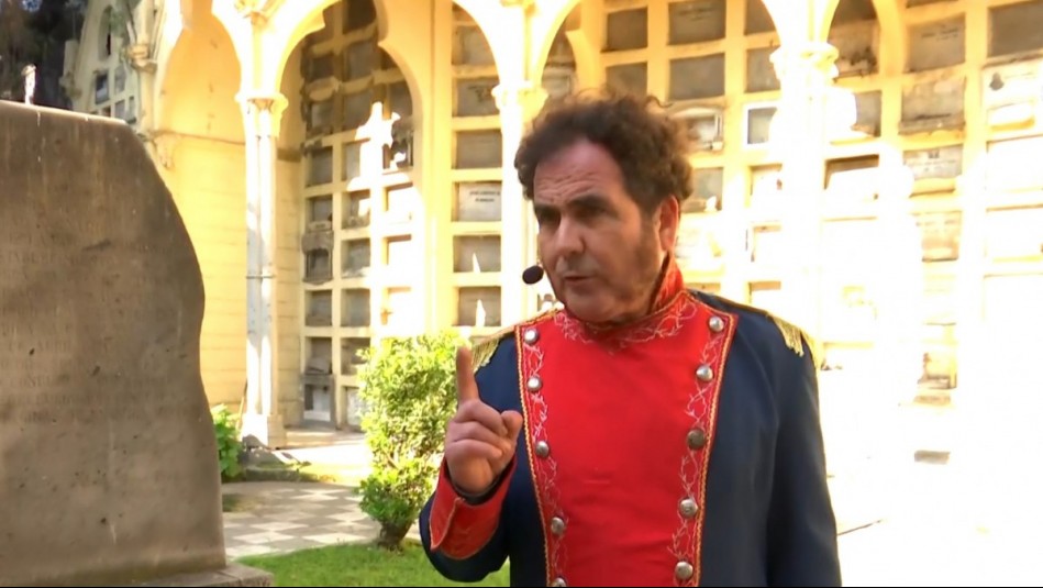 ¡Se encontró con Bernardo O'Higgins!: Begoña Basauri conoció los secretos del Cementerio General en De Paseo