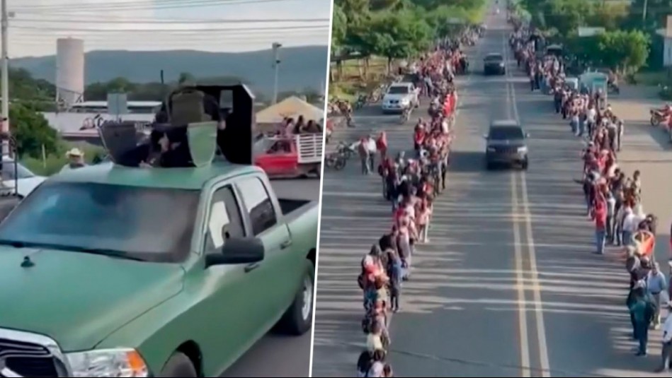 Hasta con aplausos: El impactante recibimiento de pobladores de Chiapas a caravana del Cártel de Sinaloa