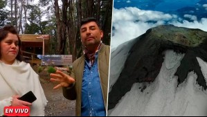 'Estamos pendientes de las señales': Andrés Caniulef conoció cómo viven los vecinos del Volcán Villarrica