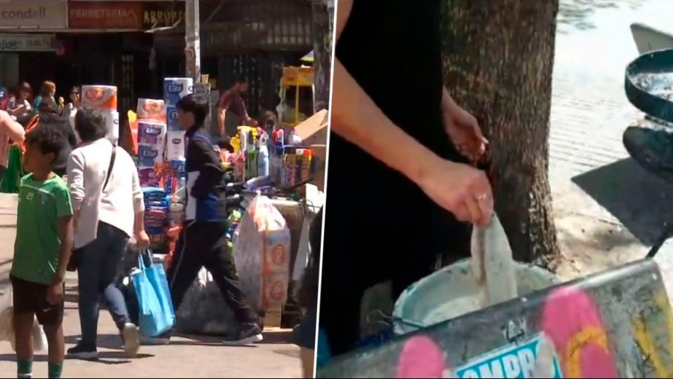 Desde medicamentos a comida: Comercio ambulante invade las afueras del Congreso en Valparaíso