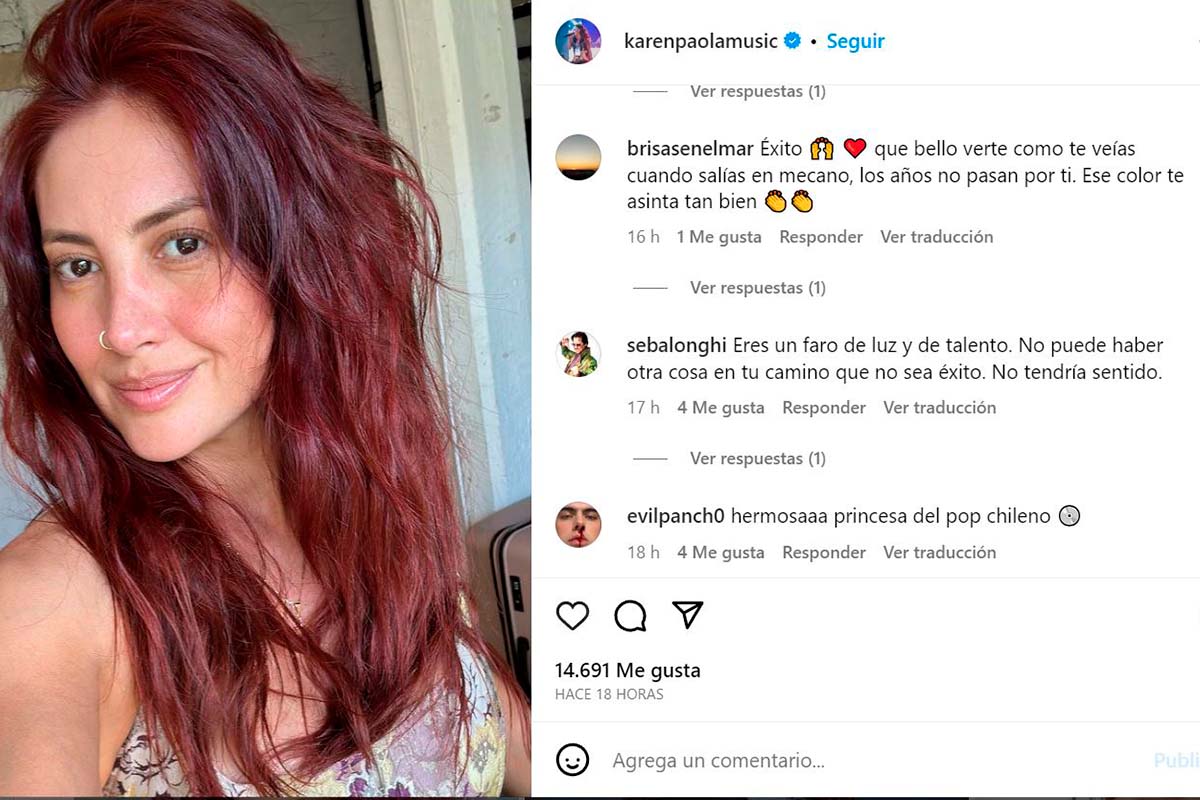 Karen Paola celebra la grabación de su primer video profesional y se  muestra al natural - Mega