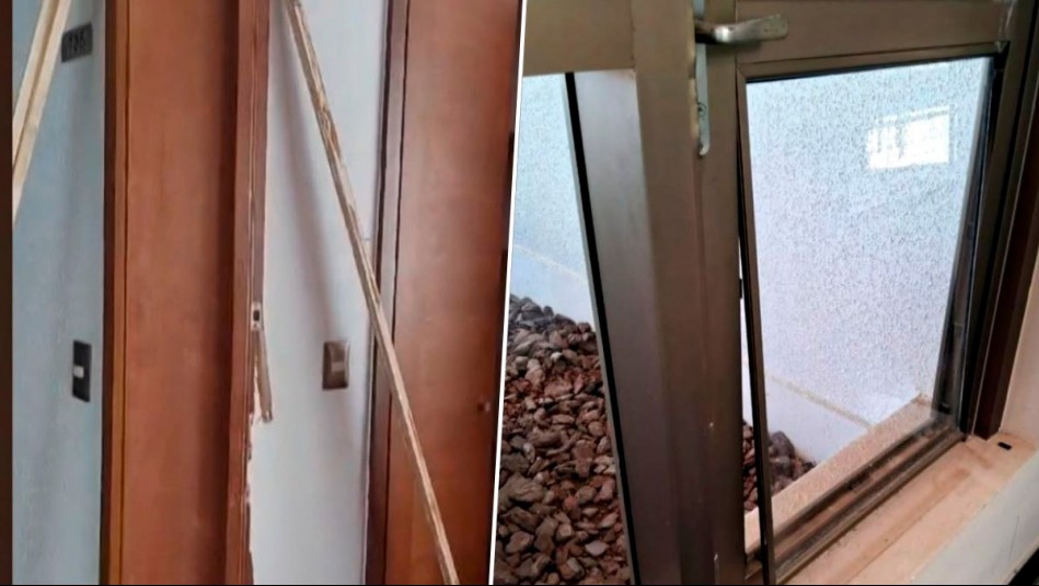 Con la chapa y marcos de las puertas destruidas: Así quedaron departamentos robados en Viña del Mar