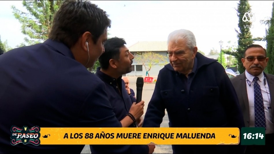 Don Francisco también despide a Enrique Maluenda: 'Era un hombre muy talentoso'