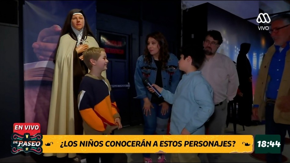 ¡Lleno de estrellas!: Coté junto con los mini actores de Como la Vida Misma visitaron el Museo de Cera