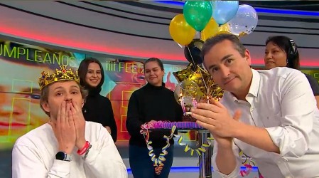 "Ojalá poder ser padre": Joaquín Méndez pide su deseo de cumpleaños durante celebración en La Hora de Jugar